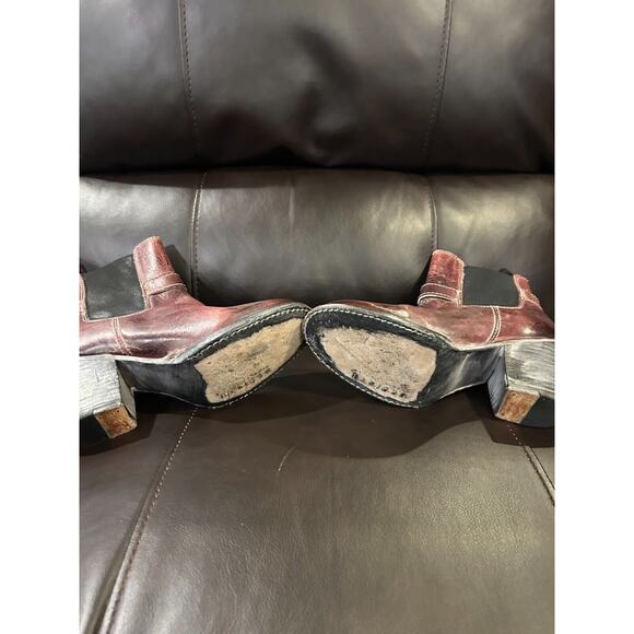 Bed Stu Women's Liberate Harness Boot Size 8 Dark Scarlett Rustic Cobbler Series - Picture 5 of 7